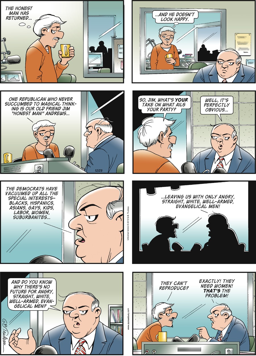 Doonesbury December 24 2024 Rene Vallie