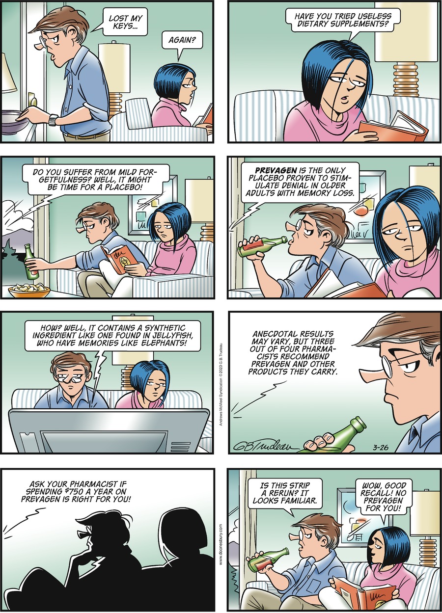 Doonesbury October 29 2024 - Cayla Daniele