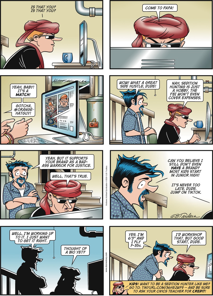to Doonesbury